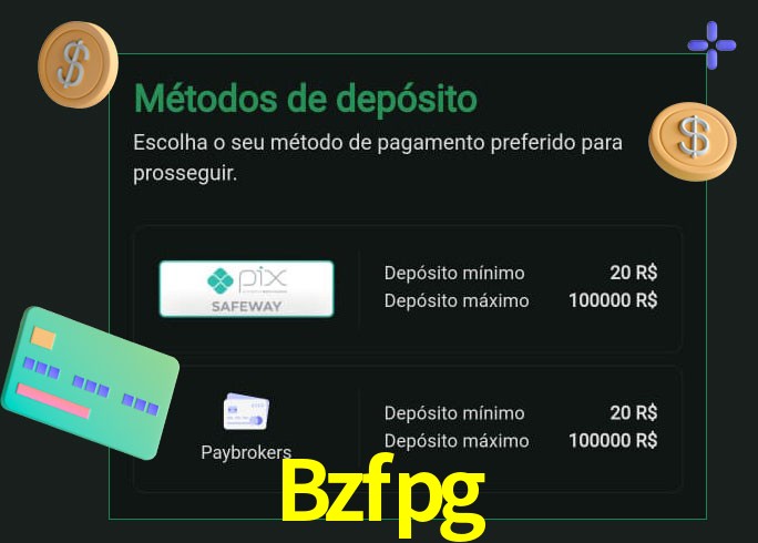 O cassino Bzfpg oferece uma grande variedade de métodos de pagamento